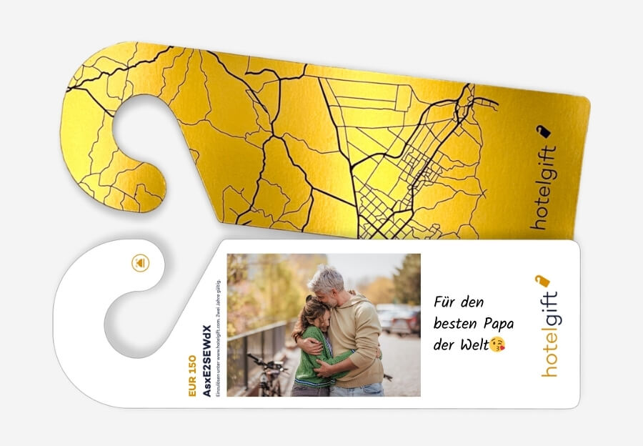 Ein Hotelgutschein als Geburtstagsgeschenk für Männer zum 50.