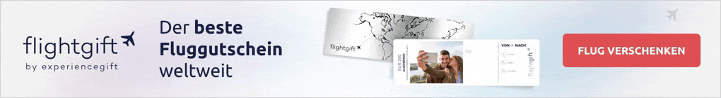 Ein Fluggutschein von Flightgift