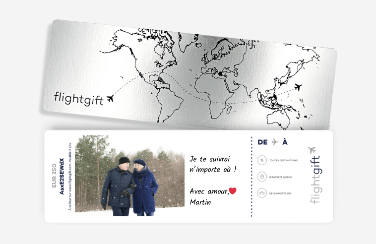 carte cadeau flightgift pour un weekend en amoureux europe hiver