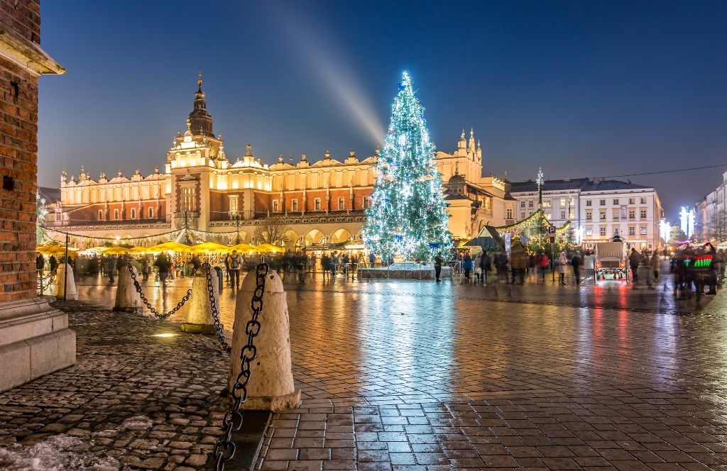Visitez le marché de Noël de Cracovie, l'un des meilleurs marchés de Noël d'Europe
