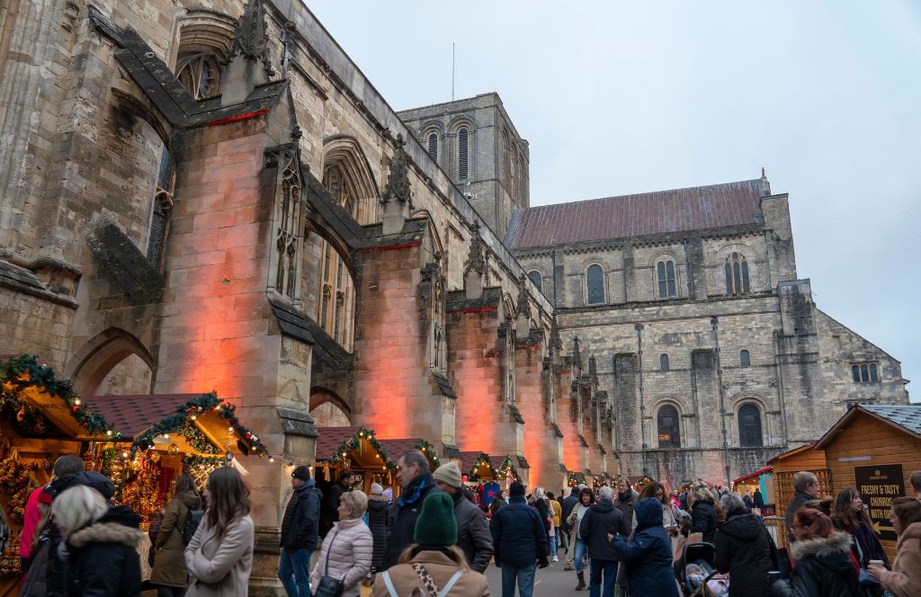 De Winchester Kerstmarkt is een van de beste kerstmarkten in Europa