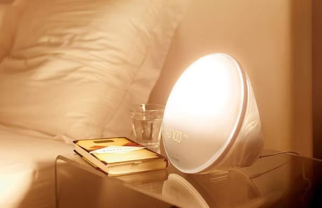 buy a sunrise alarm clock as one of the most unforgettable 40th birthday presents for women