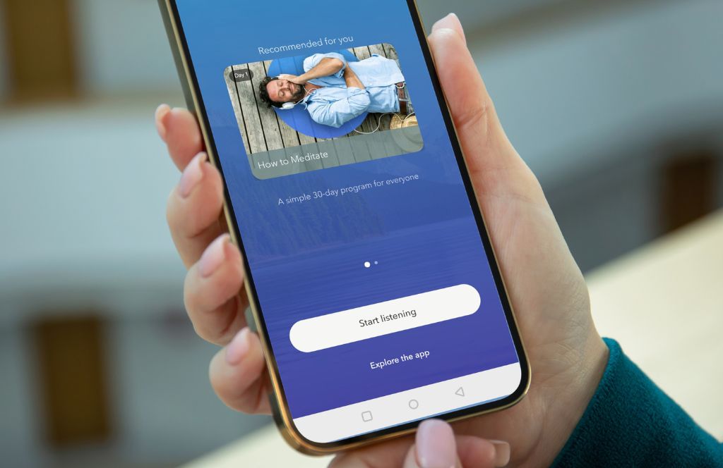 a subscription to the calm app is one of the most meaningful 40th birthday ideas for women