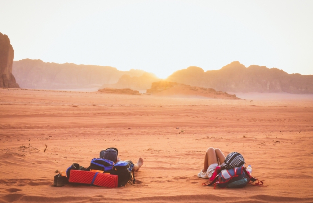 A couple on vacation in September in Jordan Best places to visit in september
