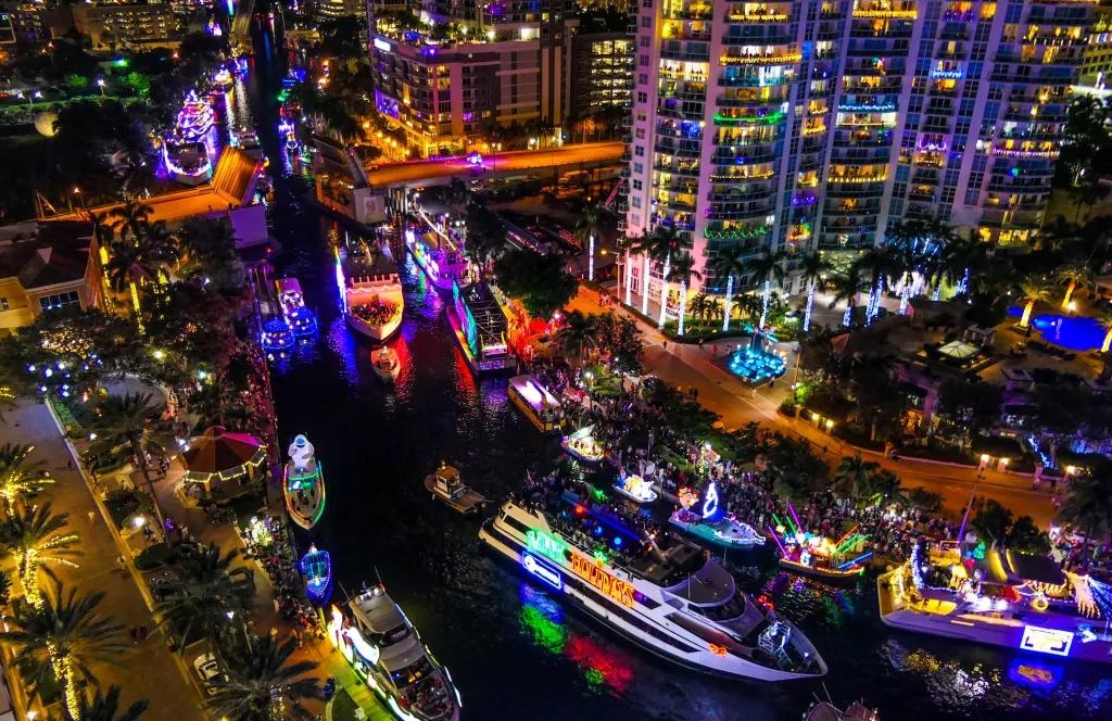 Seminole Hard Rock Winterfest Boat Show Christmas in Miami