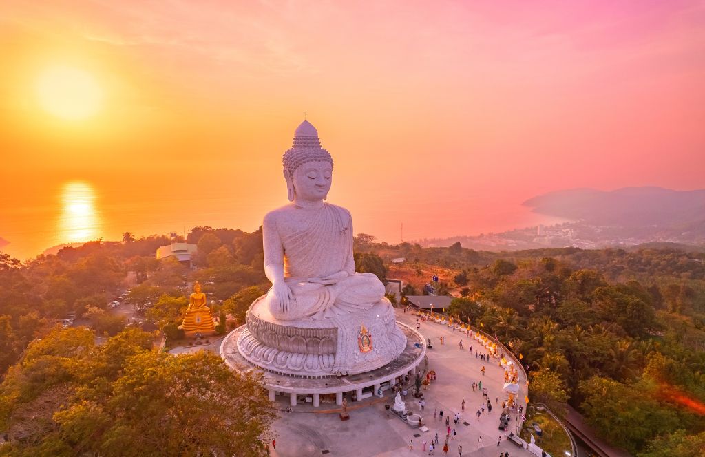 a buddha in thailand in november