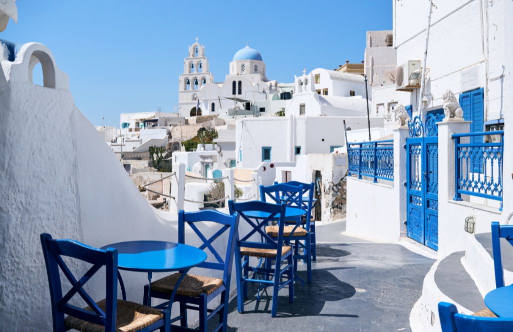 a classic greek island on a cheap holiday to greece