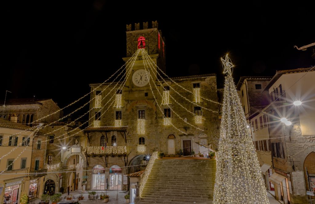 Christmas in Cortona Italy is one of the best places to spend christmas in italy 2024