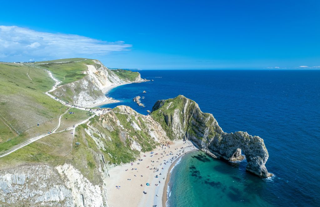 the jurassic coast is one of the most scenic road trips in the UK