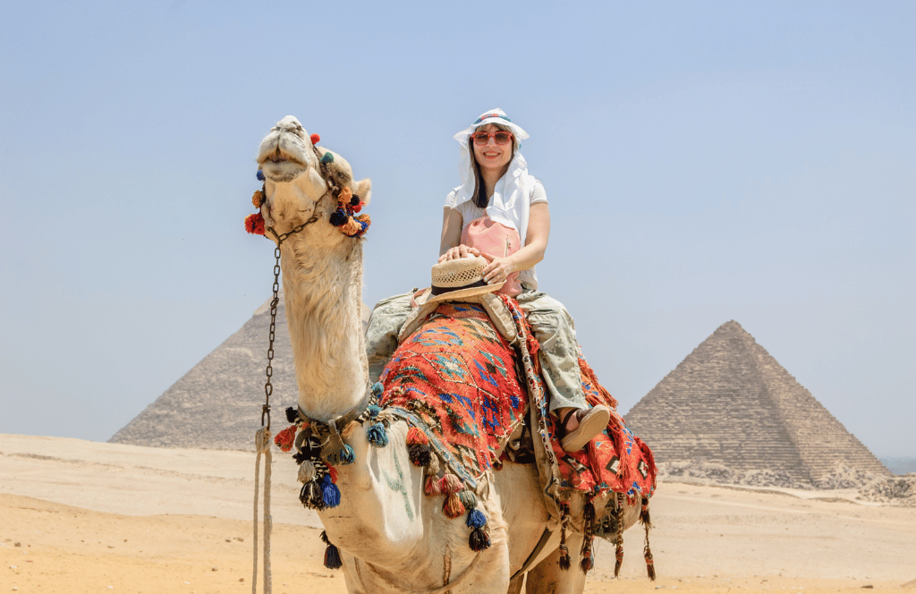 a lady in cairo for her 30th birthday holiday 