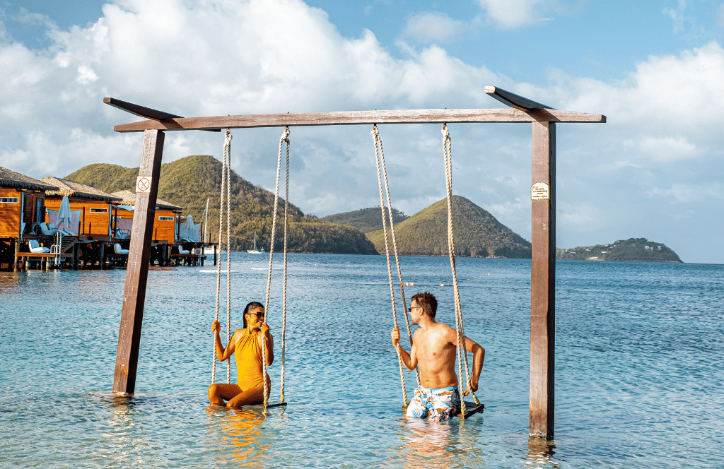 st. lucia is great for a honeymoon trip