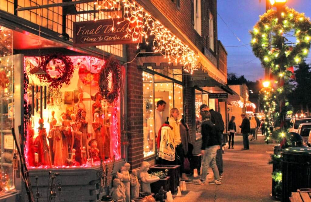 Christmas in Blowing Rock, North Carolina