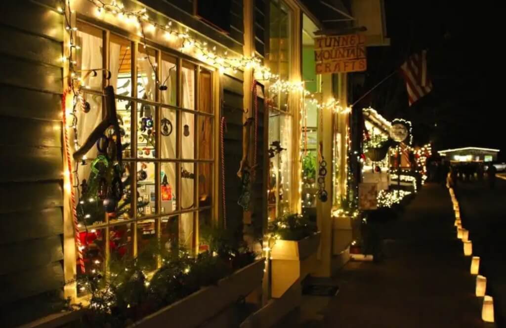 Christmas in Dillsboro, North Carolina