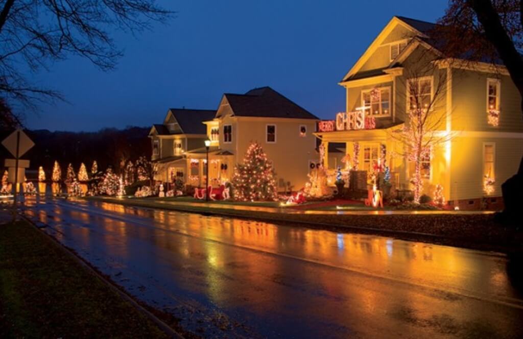 Christmas in McAdenville, North Carolina