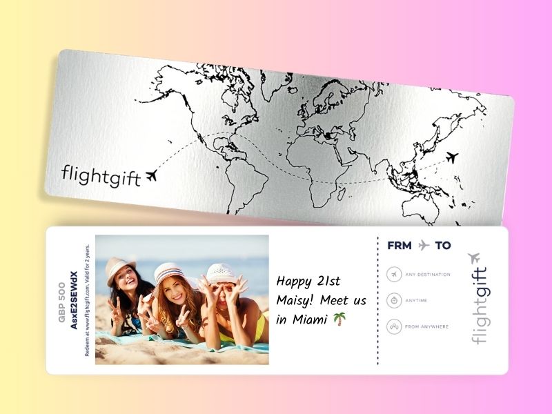 the best gift for friends is a holiday voucher for flights
