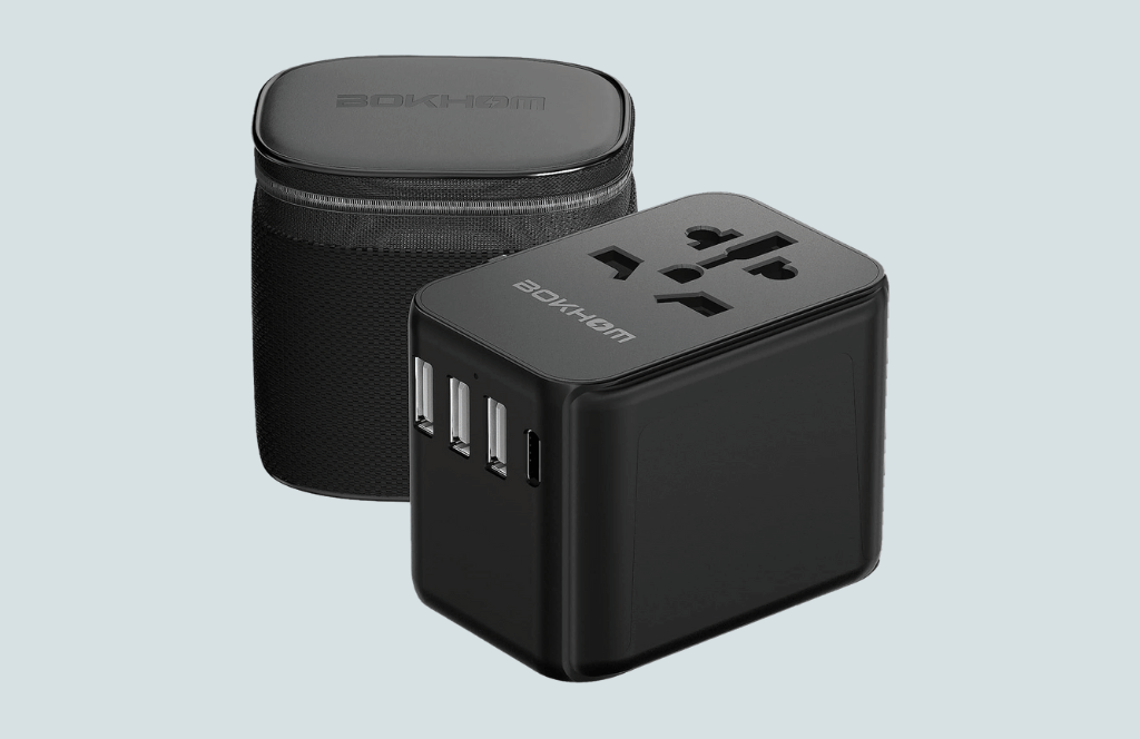 one of the best gifts for someone going travelling is a power adapter
