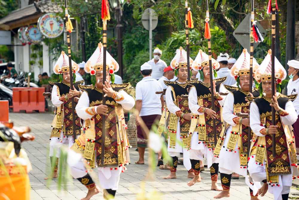 New years eve festivities and traditional celebrations in Bali