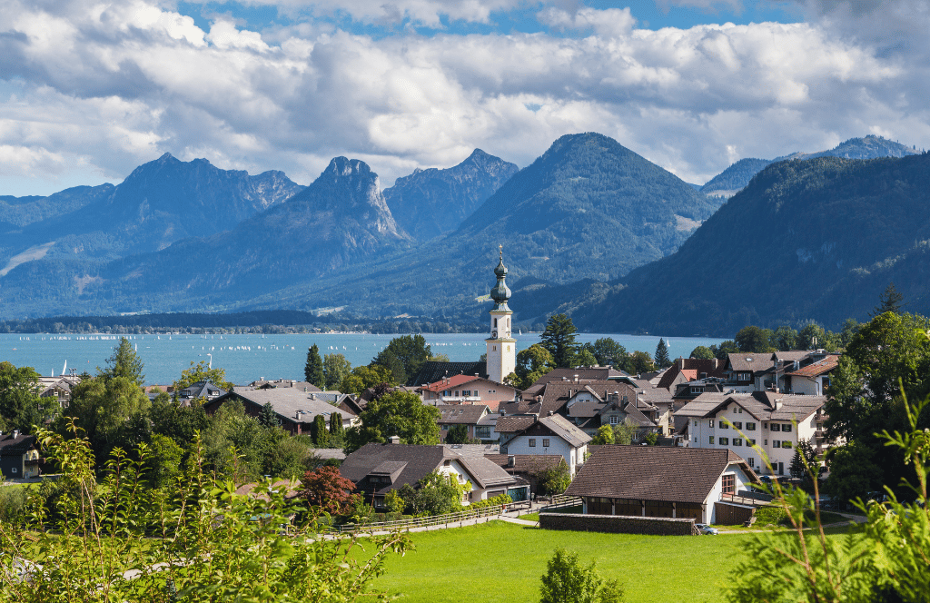 St Gilgen is one of the best places to visit in austria in spring