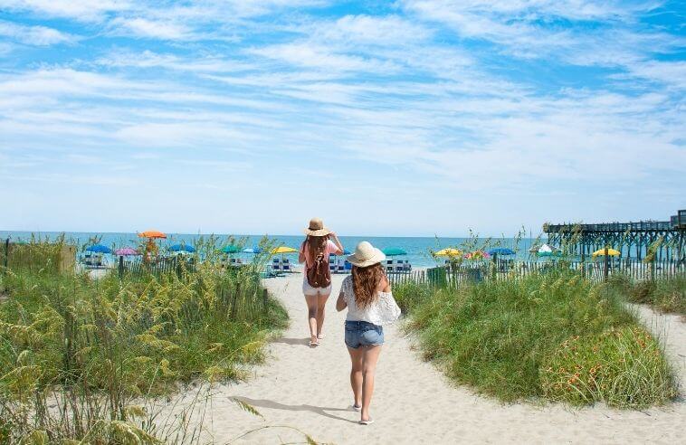two girls on Myrtle Beach
