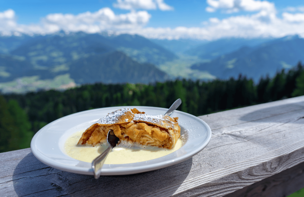 apple strudel is one of the most authentic foods in austria
