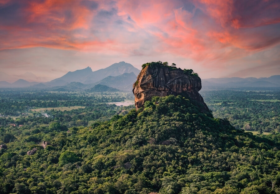 Wunderschöne Natur in Sri Lanka im Mai
