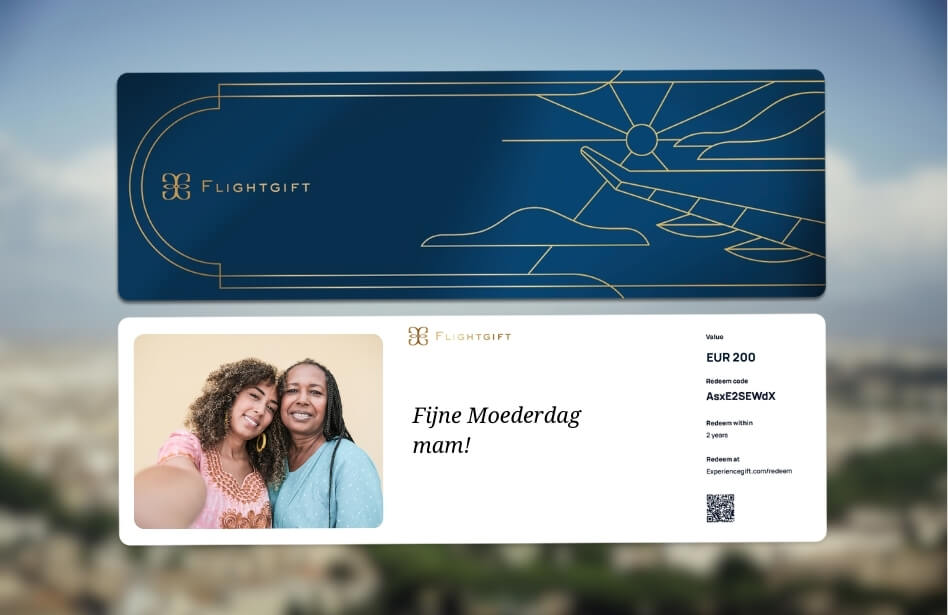 Flightgift cadeaubon Fijne Moederdag