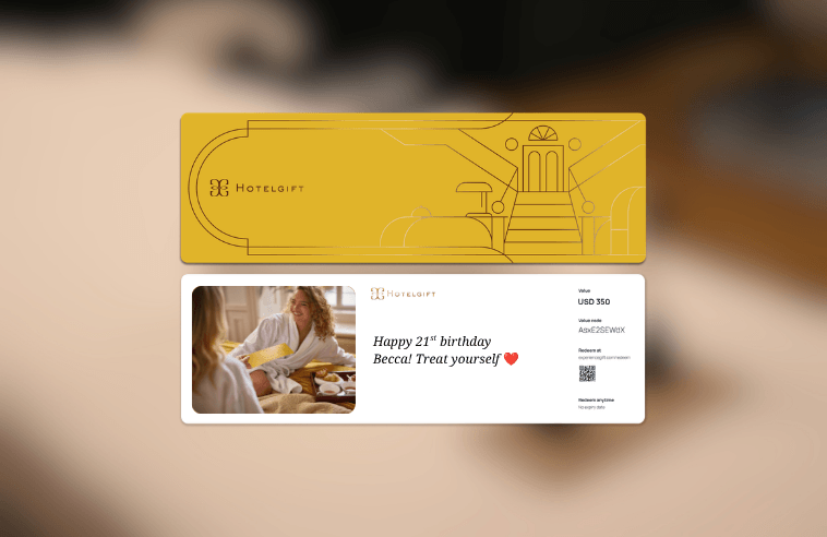 Hotelgift is a great 21st birthday gift for women
