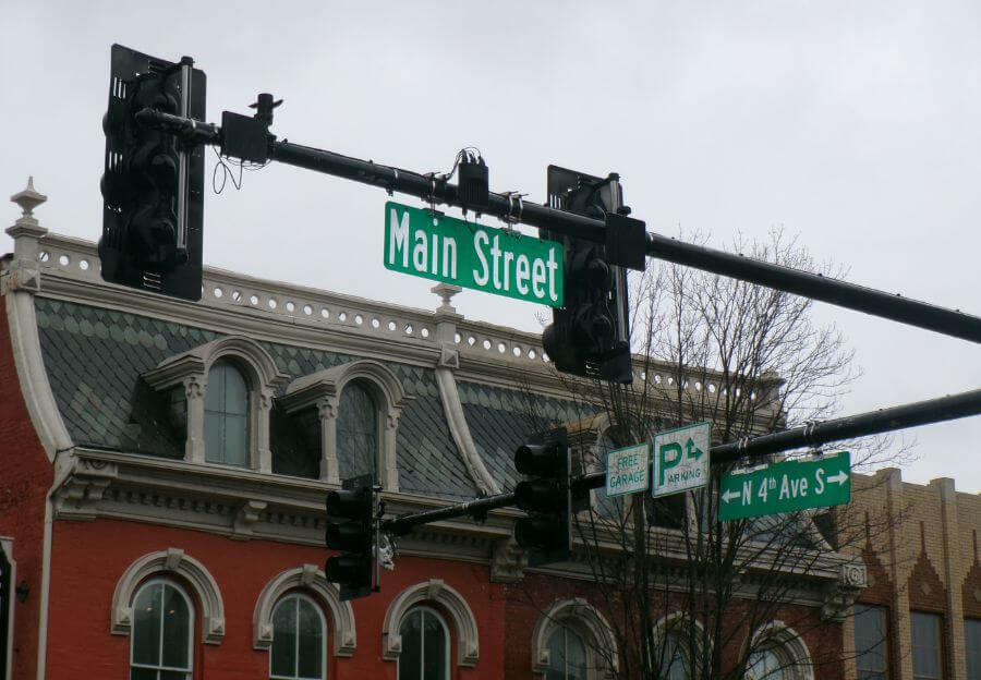 Main street in Franklin