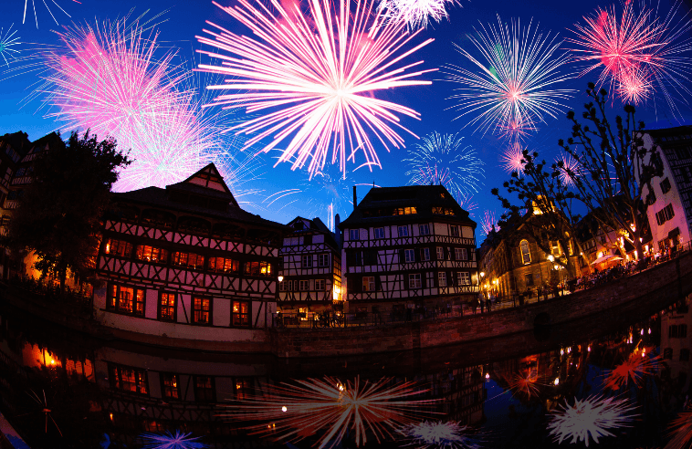 Alsace is a great place to celebrate New Year's Eve in France