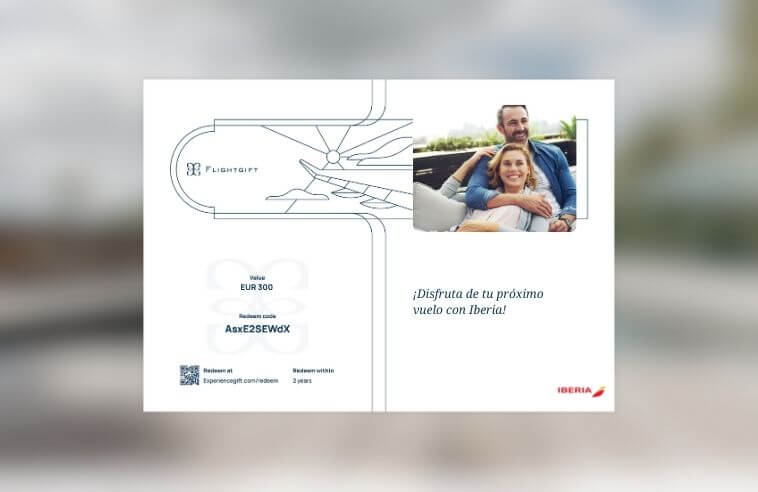 Tarjeta regalo  en PDF