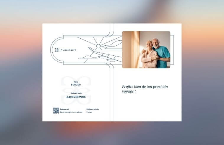 Carte cadeau PDF