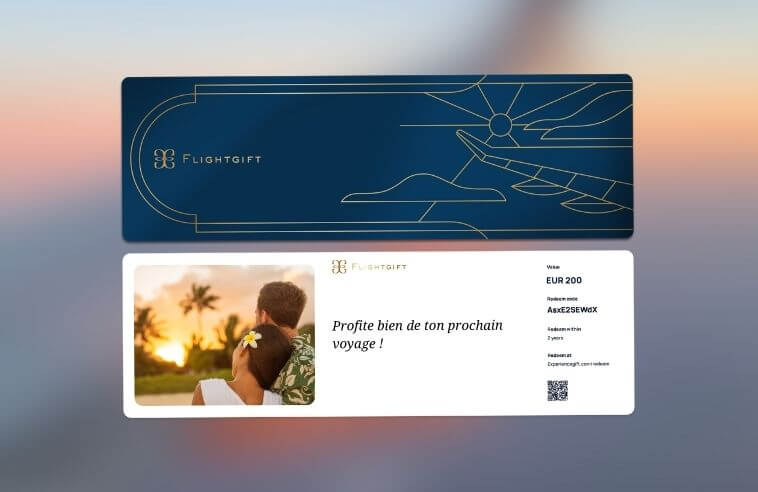  Carte cadeau cartonnée