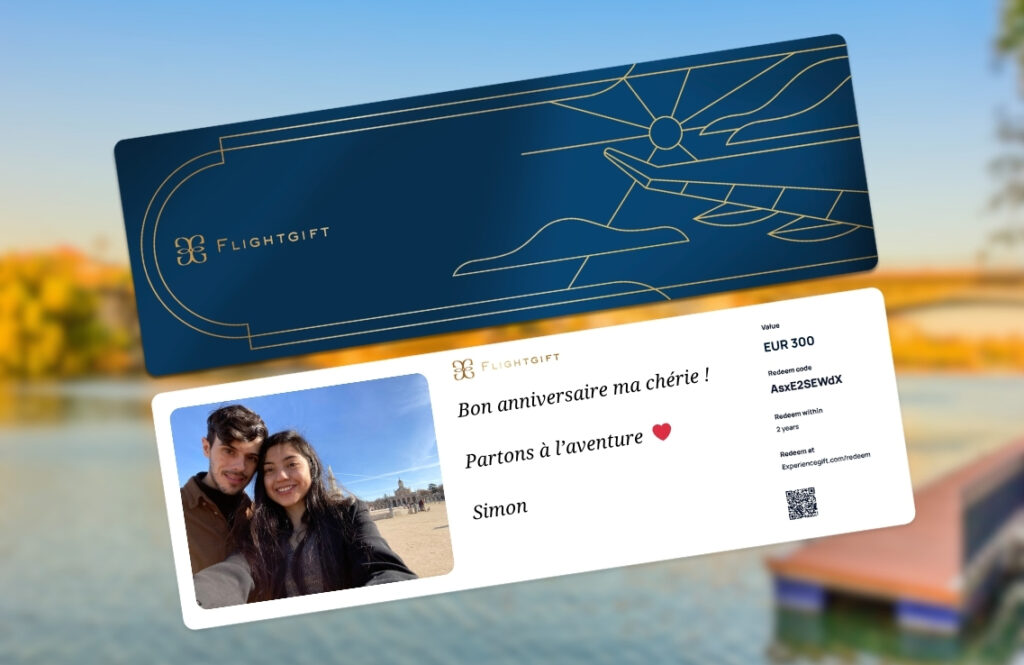 Flightgift pour voyager en europe en avril