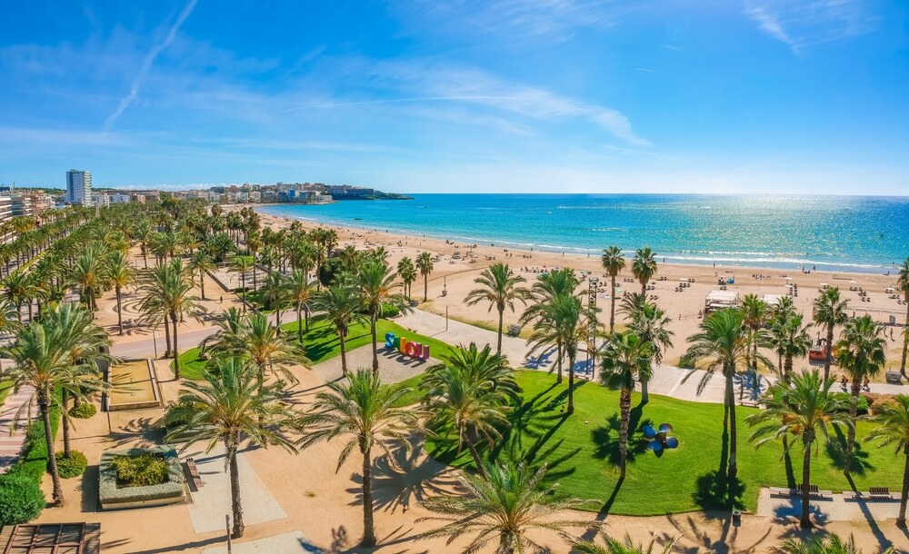 Salou has one of the best beaches in Costa Dorada, in Spain