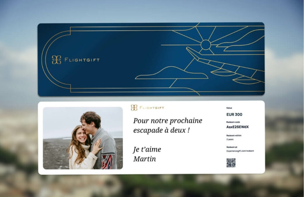 Carte cadeau Flightgift pour un week end à Rome