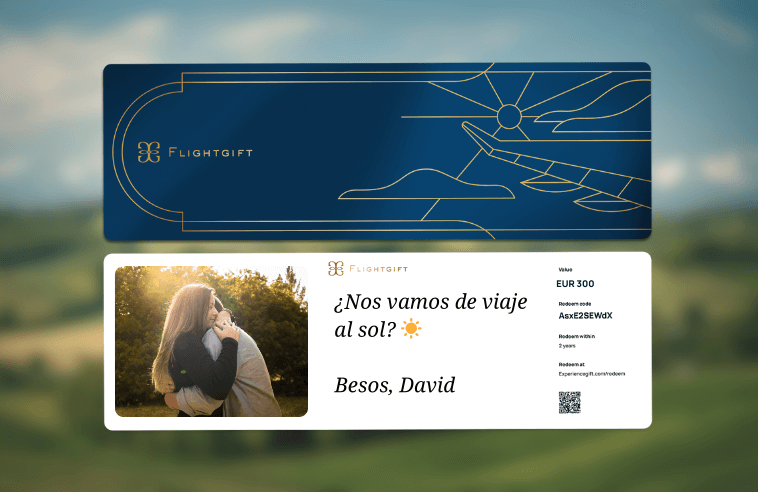 Vale de vuelos y aerolíneas Flightgift para regalar viajes en primavera