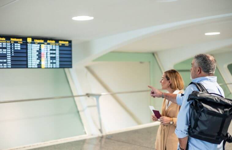 couple at airport