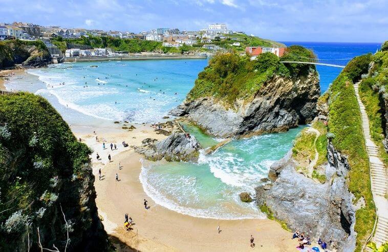 Newquay im Juli