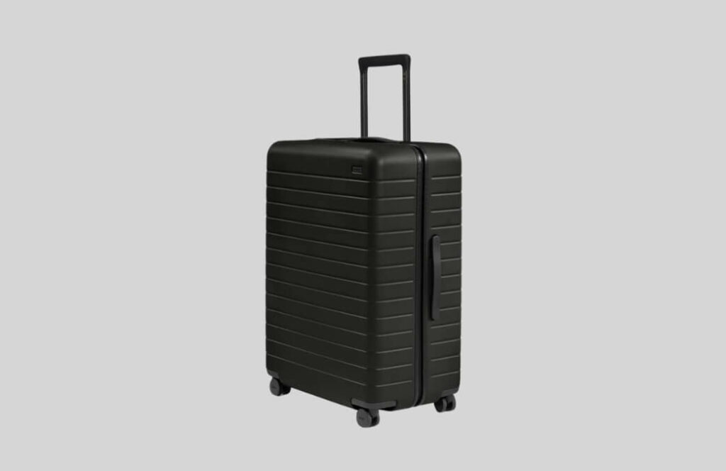 A durable checked-in suitcase is a great gift for a travel buddy