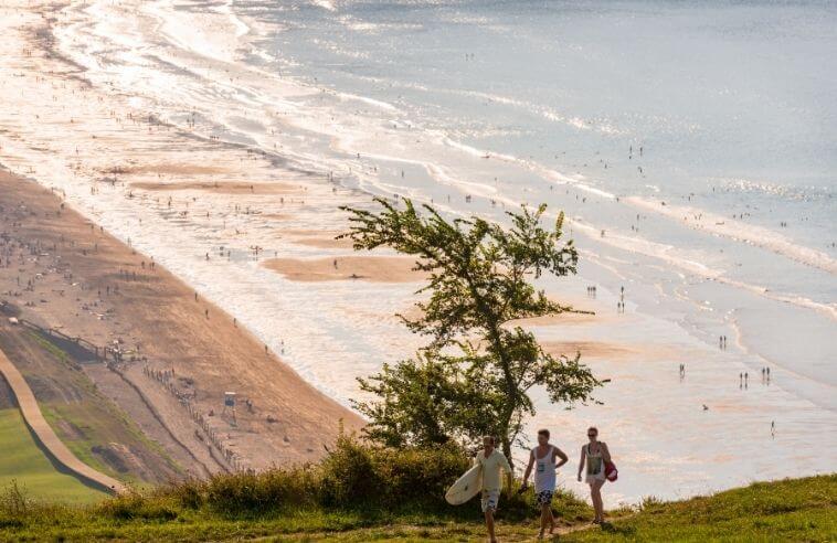 Zarautz im Juli