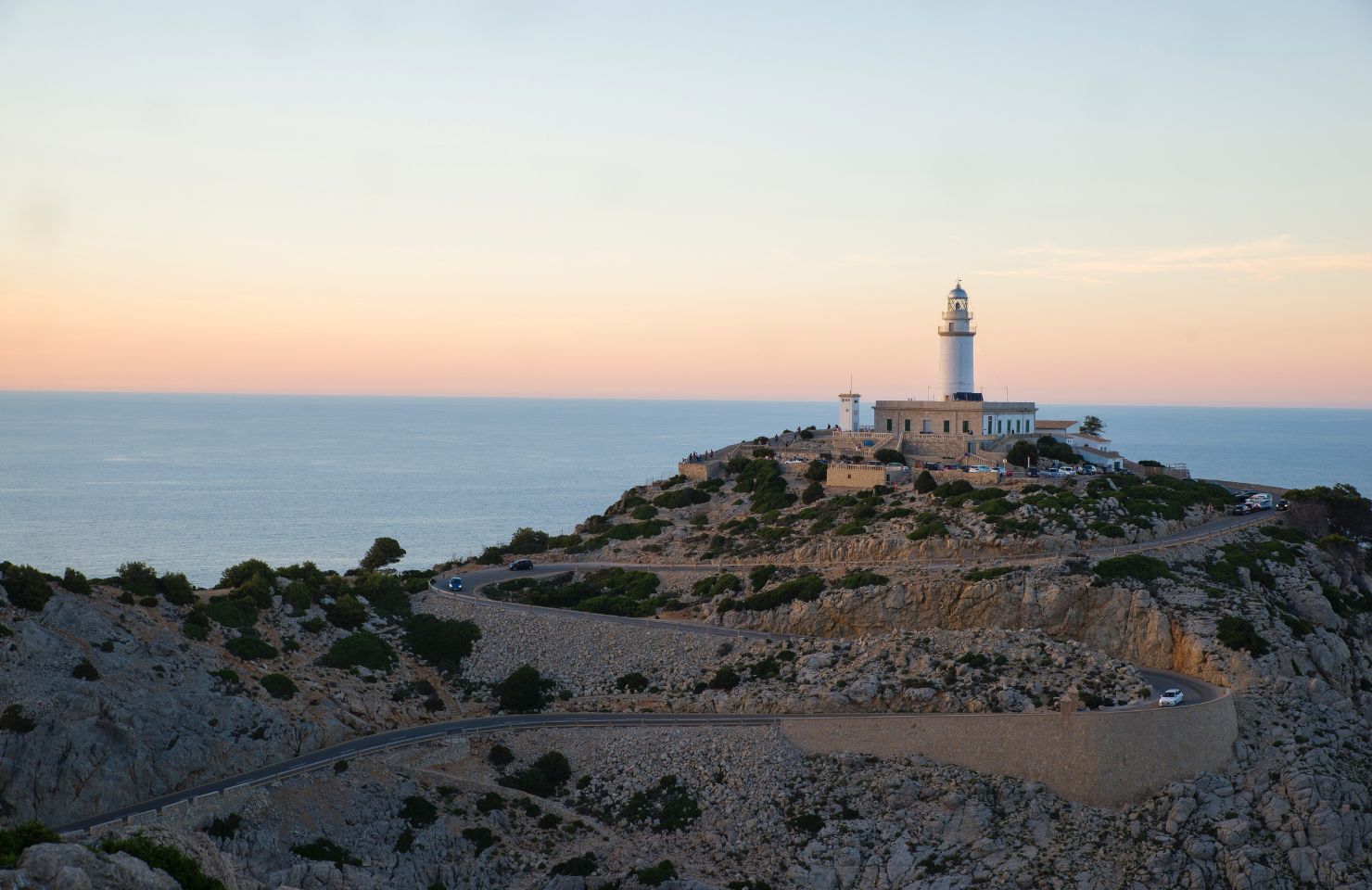 View on the lighthouse on Cap de Formentor Mallorca